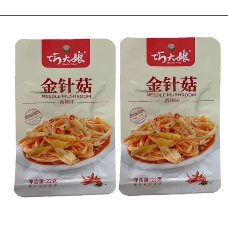 10 GÓI NẤM KIM CHÂM CHÂM SỐT CAY 22g