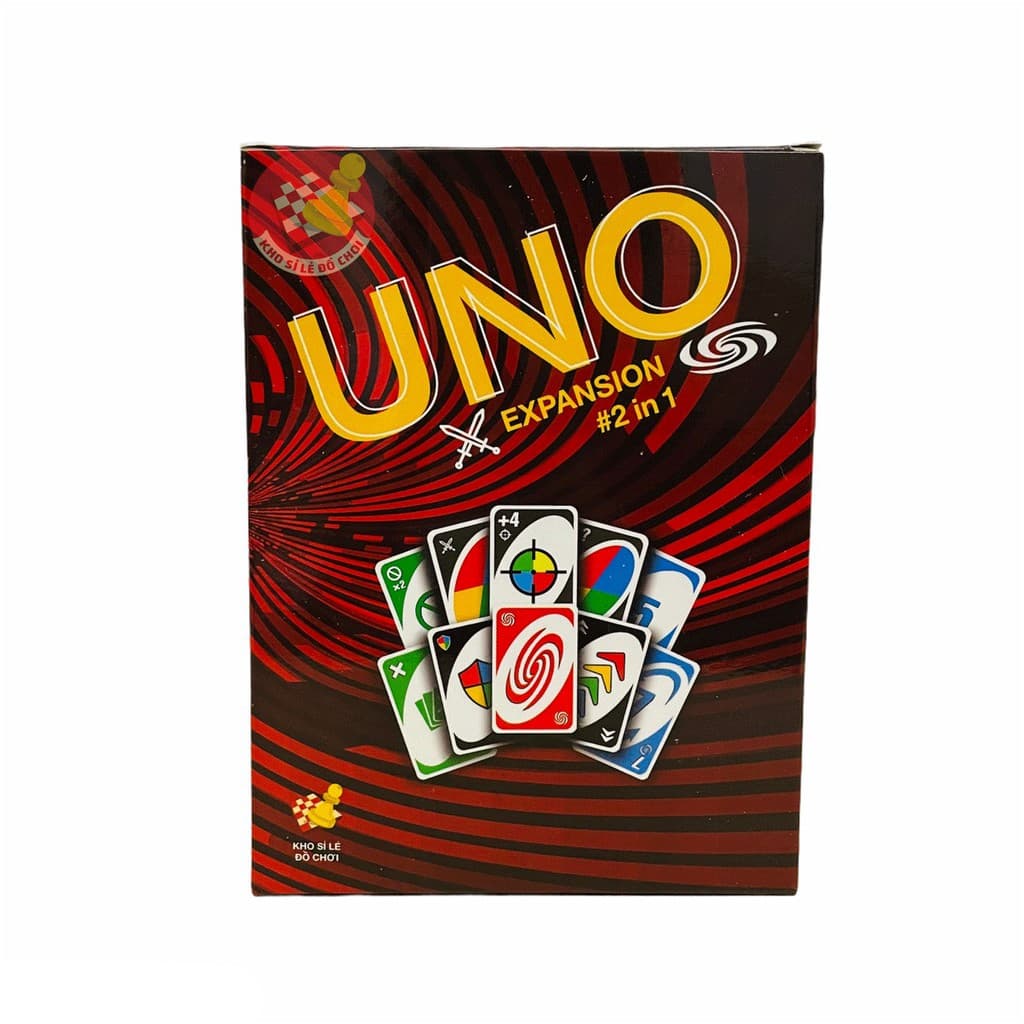 Bài UNO mở rộng (Tiếng Việt) 2 in 1 2 bản mở rộng trong 1 bộ