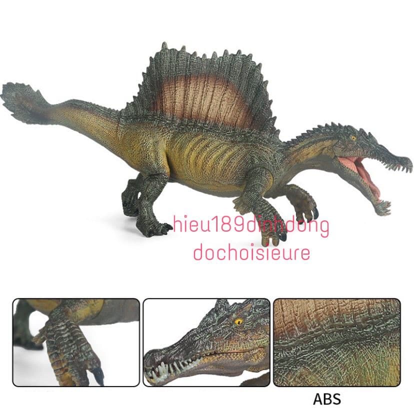 Mô hình khủng long Spinosaurus gập được hàm Nhựa đặc chắc tay