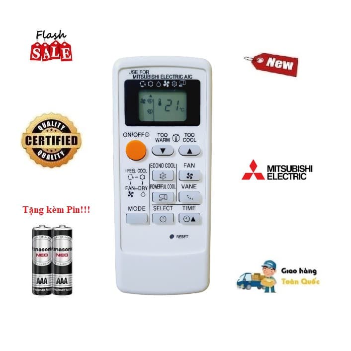 Điều khiển thay thế tương thích cho điều hòa Mitsubishi 1 Hàng tốt các dòng Mitsubishi MSY MSZ MS