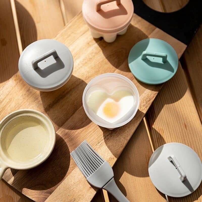 Bộ khuôn làm bánh cho bé kèm chổi phết dầu
