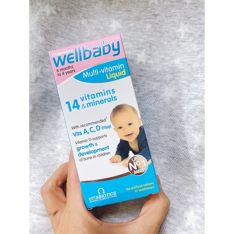 wellbaby Bổ sung vitamin tổng hợp cho bé từ 6m đến 4y