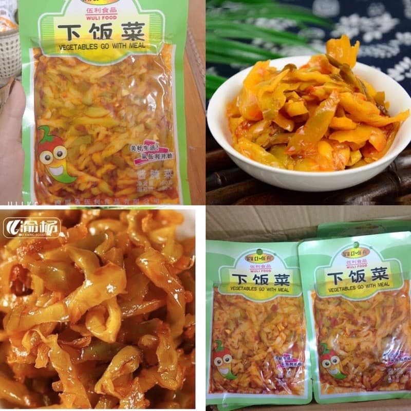 Kim Chi Mầm Đá Muối Chua Cay Đặc Sản Tứ Xuyên