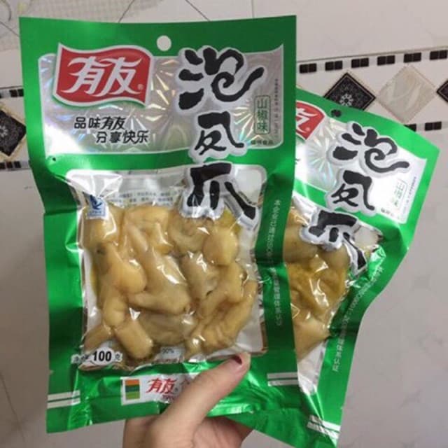 COMBO 6 GÓI CHÂN GÀ YUYU XANH 100GR