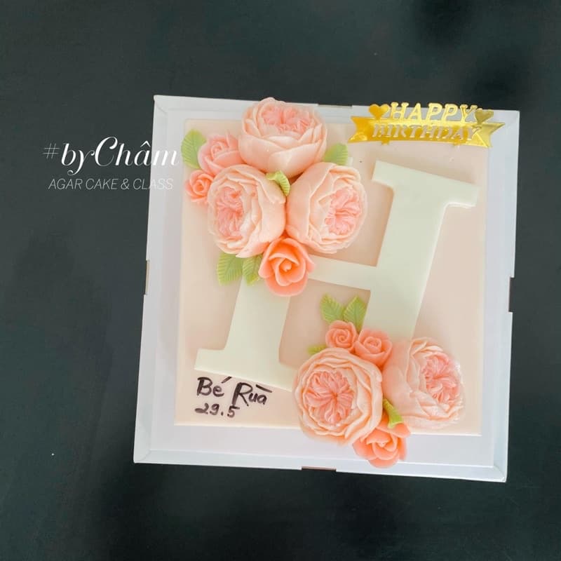 Khuôn silicon hoa hồng anh 6.5cm mã HHA65