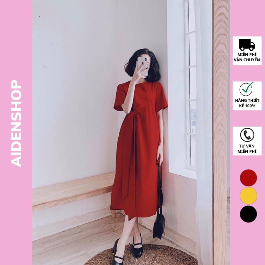Váy bầu đẹp thời trang 40 65kg Aidenshop đầm bầu mùa hè mát