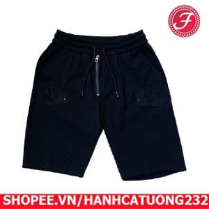 Quần short nam quần short nam Umi Hàn MS03 đen