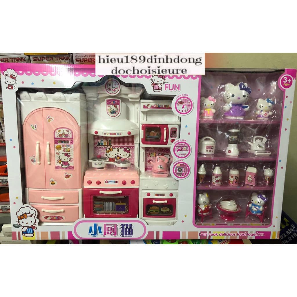 Bồ đồ chơi nhà bếp chủ đề Kitty
