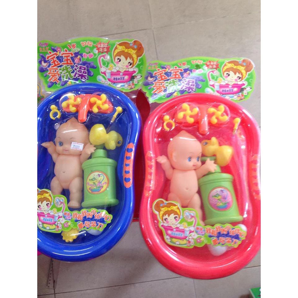 Búp bê chậu tắm em bé size vừa