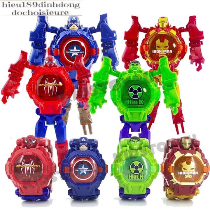 Siêu anh hùng siêu nhân ben 10 gấp gọn thành đồng hồ có giờ (ảnh thật)