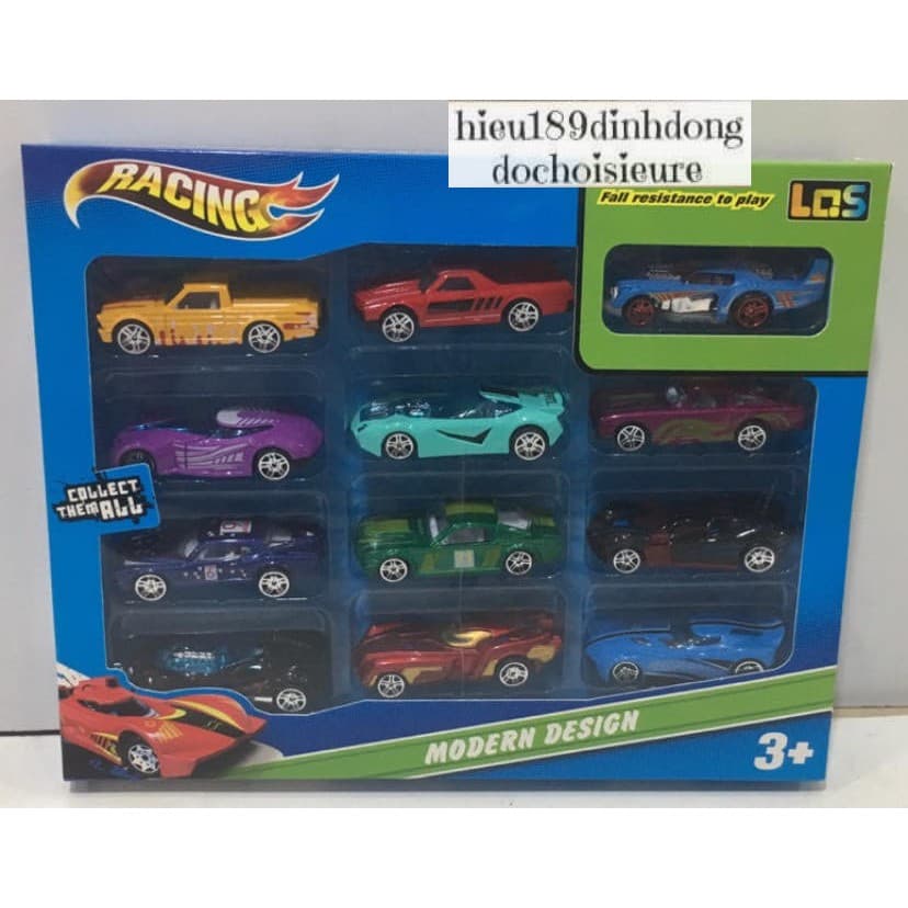 Bộ 16 xe sắt thể thao tỉ lệ 1:64 loại đẹp (ảnh thật)