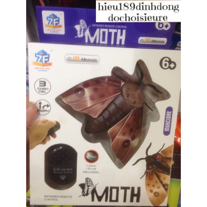 Đồ chơi con bướm khổng lồ Điều khiển từ xa có đèn loại rẻ đẹp chất lượng (ảnh thật)