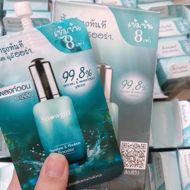 SERU 01 gói serum M DƯỠNG DA VI TẢO BIỂN SNOW GIRL DẠNG GÓI