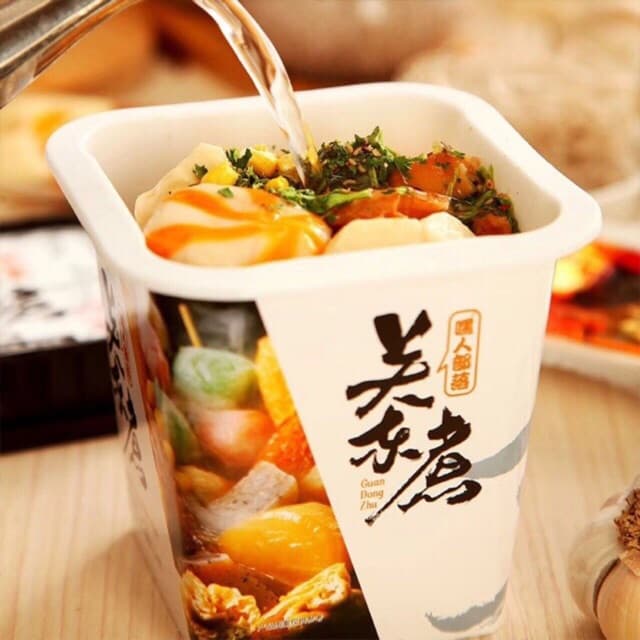 Lẩu Miến Cốc Viên Hải Sản Hong Kong Kèm Viên Thả Lẩu Chả Cá Trứng Cua Siêu Ngon Hộp 154g
