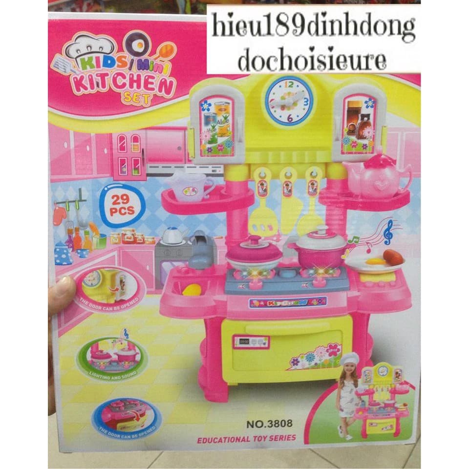 Kệ bếp 29 chi tiết cỡ nhỡ kèm kick thước và ảnh thật