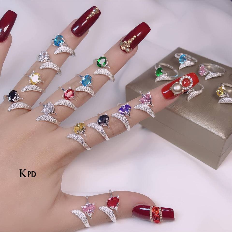 Hót hót nhẫn hồ ly phong thủy bạc cho nữ giá xưởng