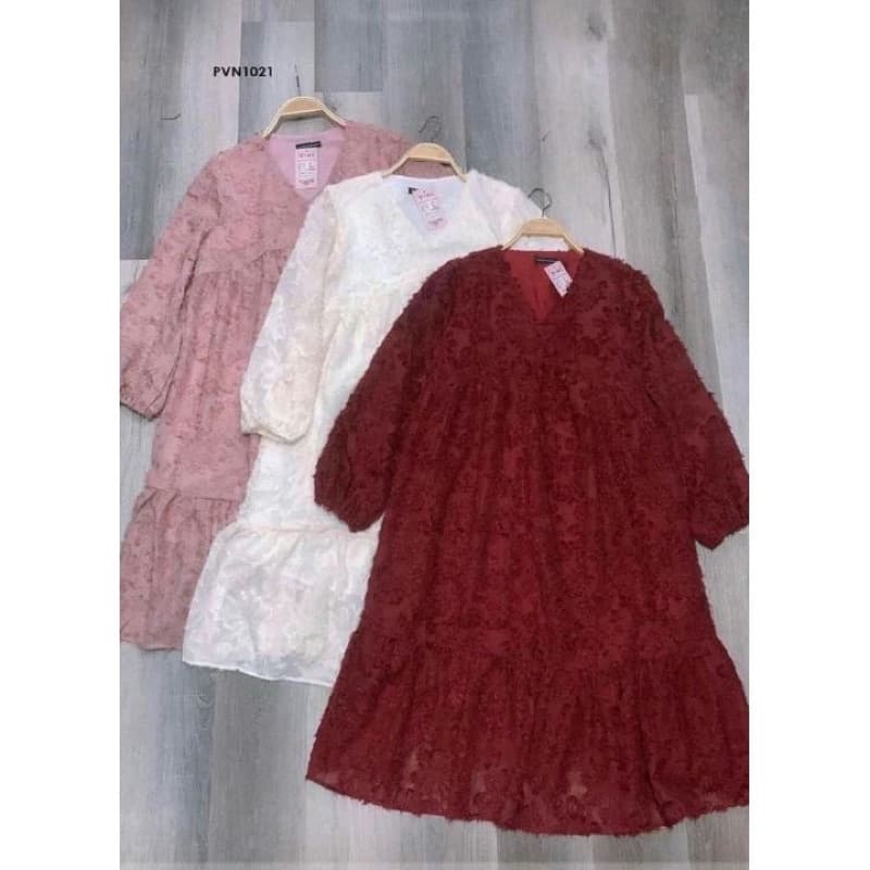 Váy bầu thời trang Aidenshop đầm bầu thu đông thiết kế 45 70kg maternity dress