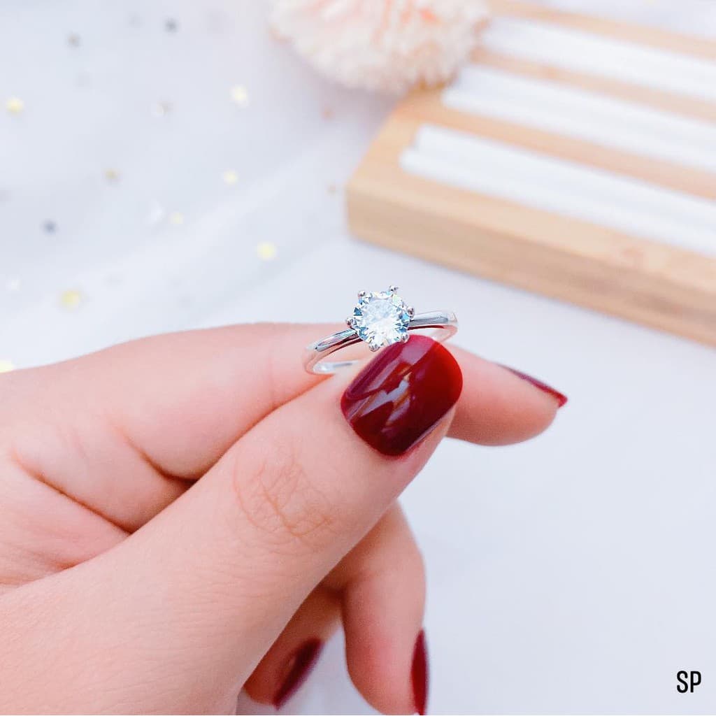 Nhẫn nữ nhẫn bạc s925 đeo nhẹ nhàng cá tính mẫu FF784