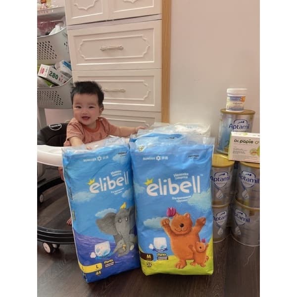 (Hà Nam)Tã Bỉm (dán quần) nội địa Nga ELIBELL cao cấp S76 M64 L54 L44 XL38 XXL