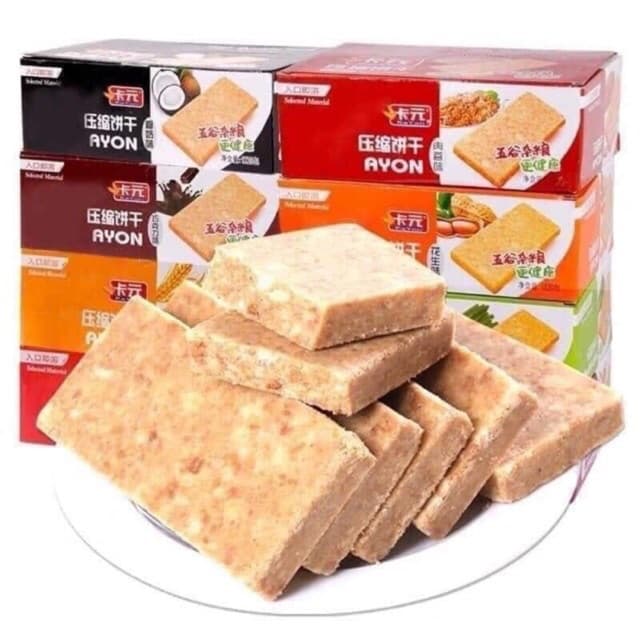 1 Thùng 12 Hộp Lương khô KAYON mix đủ vị (1 hộp 20 thanh)