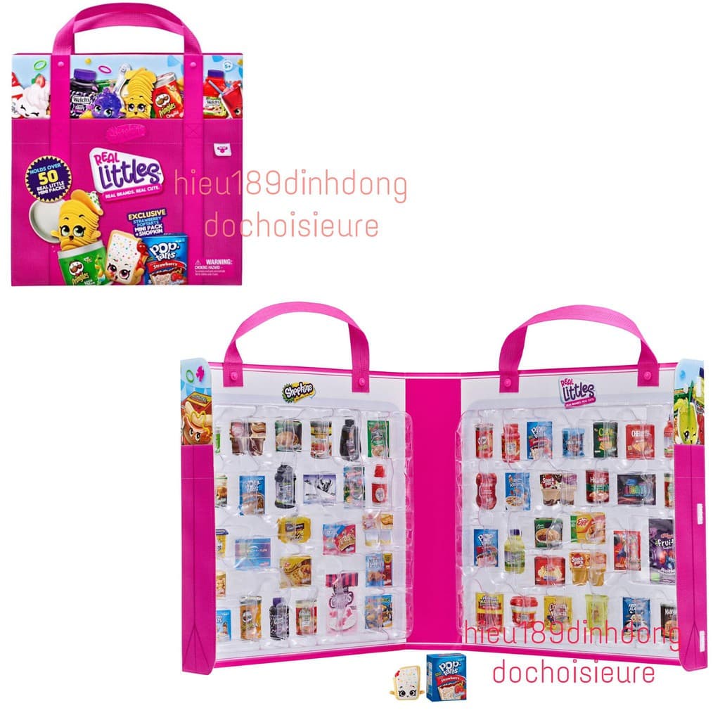 Bộ đồ chơi Shopkins 50 mini packs Real Littles Shopkins