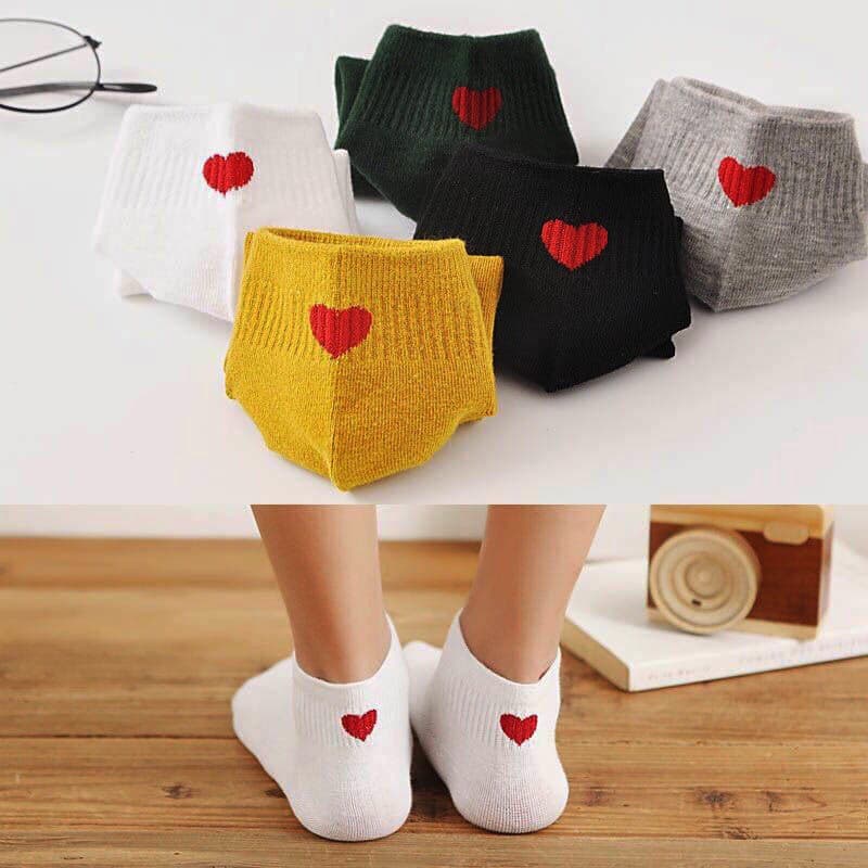 Tất Ngắn Cổ Vớ Cổ Thấp Hình Siêu Xinh Mix Màu Cá Tính Mincloset