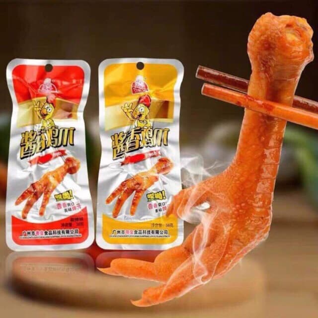 Combo 1 bịch 30 cái Chân gà Cay Tứ Xuyên loại 32g