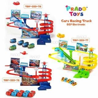 (NHẬP MÃ TOYFS99K GIảm 10%) Đồ Chơi Đường Đua Lốc Xoáy Cỡ Lớn chủ đề MC Queen tàu Thomas tặng pin (shop gửi ngẫu nhiên)