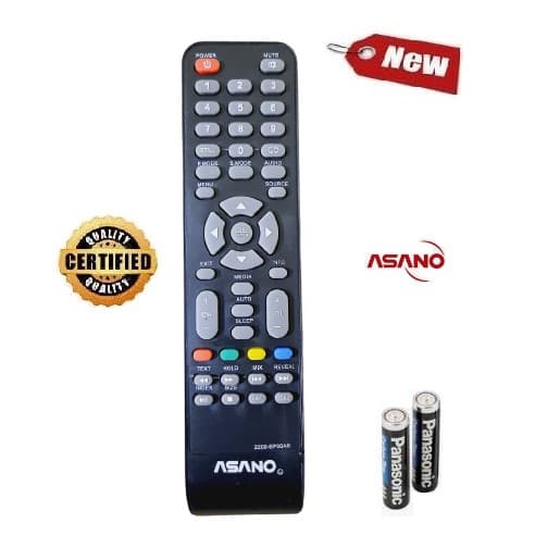 Remote Điều khiển thay thế tương thích cho TV Asano 1 Hàng mới XỊN 100% tặng kèm Pin
