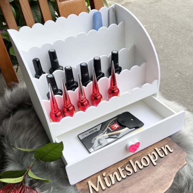 Kệ trưng bày nước sơn nail gel tiện dụng kệ đựng mỹ phẩm kệ trưng nước hoa.