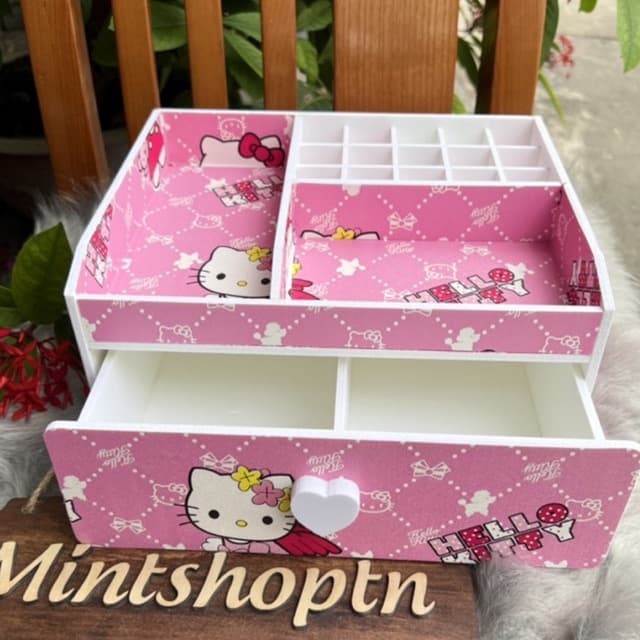 Kệ mỹ phẩm 25cm hello kitty mới