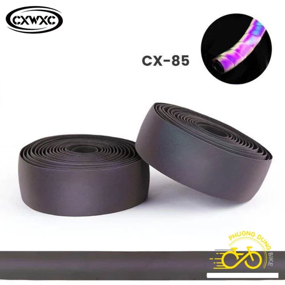 Dây quấn (Băng quấn) ghi đông xe đạp da PU phản quang CXWXC CX 85