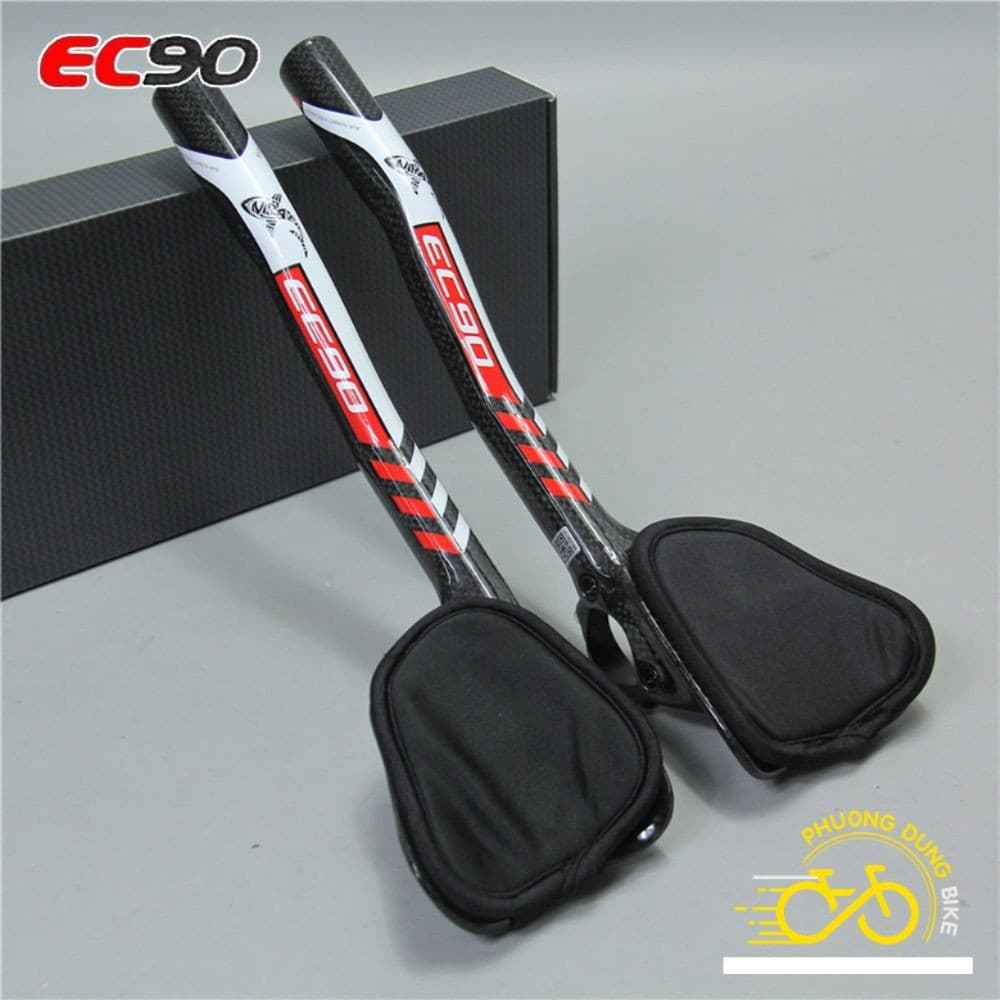 Tay càng chống mỏi Tay nghỉ ghi đông xe đạp Carbon EC90