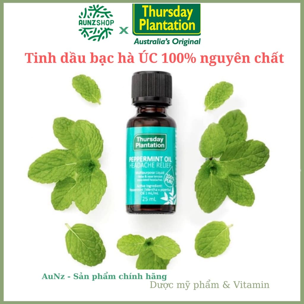 Tinh dầu bạc hà Peppermint Oil Thursday Plantation 25ml