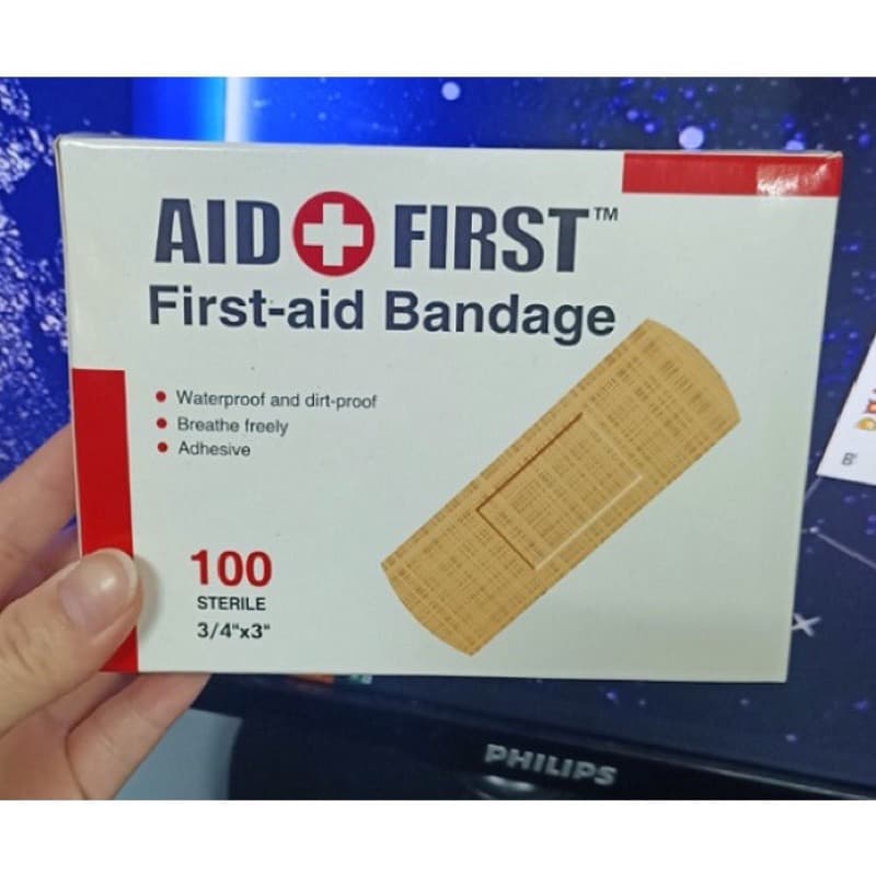 Hộp 100 băng gâu 1 kích thước AID PLUS