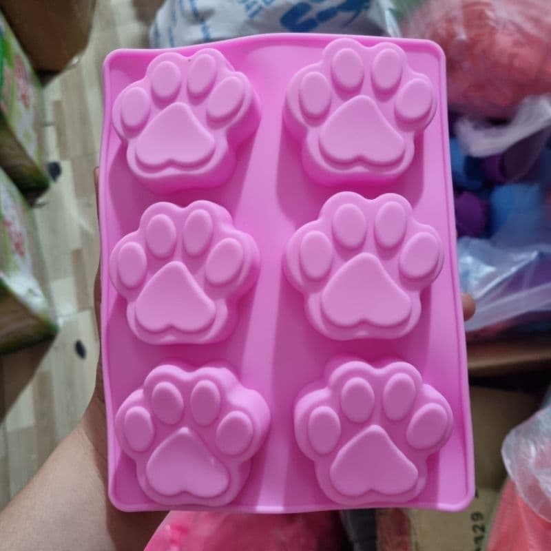 Khuôn silicon Chân chó chân mèo