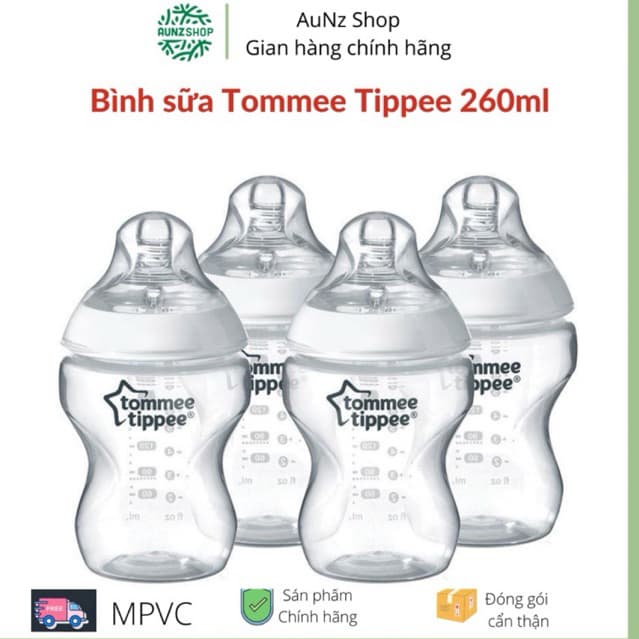Bình sữa Tommee Tippee 260ml 0mth+