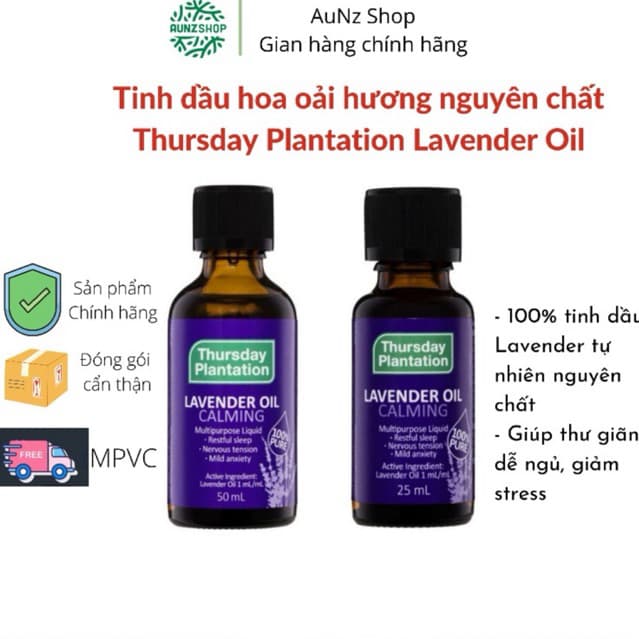Thursday Plantation Lavender oil Tinh Dầu Hoa Oải Hương