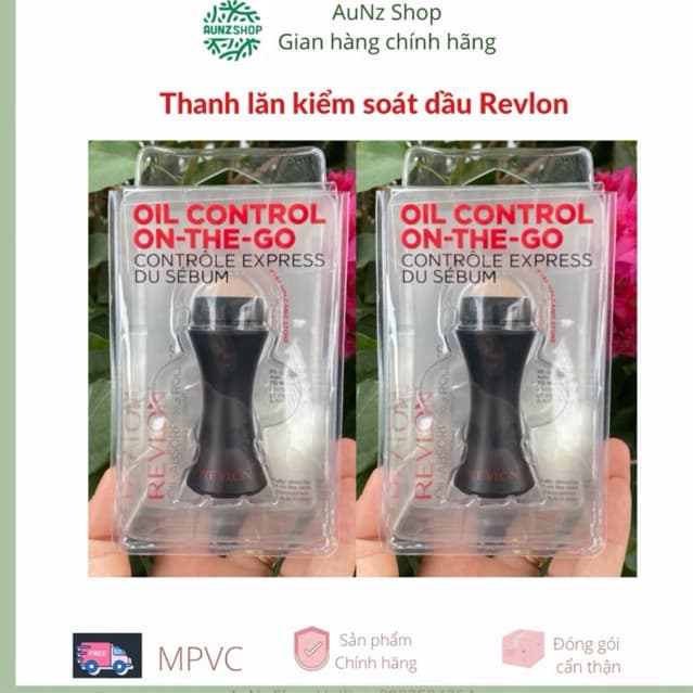 Thanh lăn dầu từ đá núi lửa Revlon Volcanic Store Oil Absorbing Roller