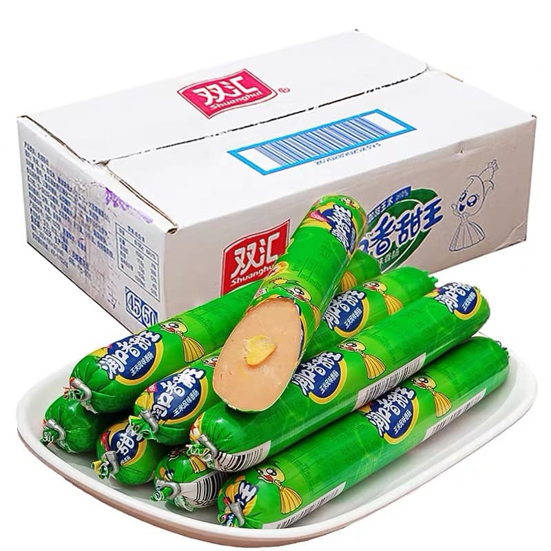 1 HỘP 60 CHIẾC XÚC XÍCH NGÔ XANH THANH DÀI (1c 38gr)