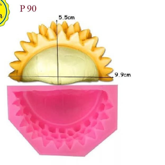 Khuôn Silicon Miếng Sầu Riêng có vỏ