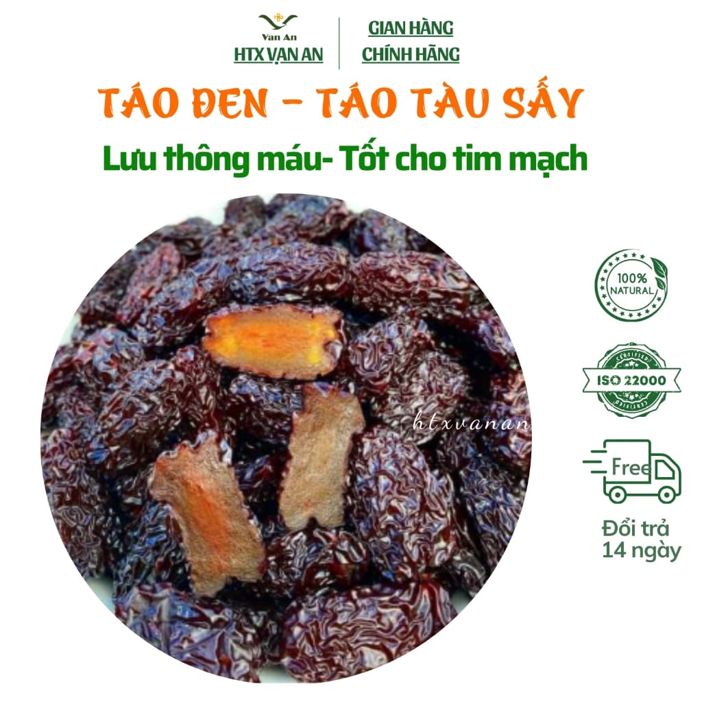 Táo đen Táo tàu bổ dưỡng 500Gram điều hòa cơ thể dưỡng da