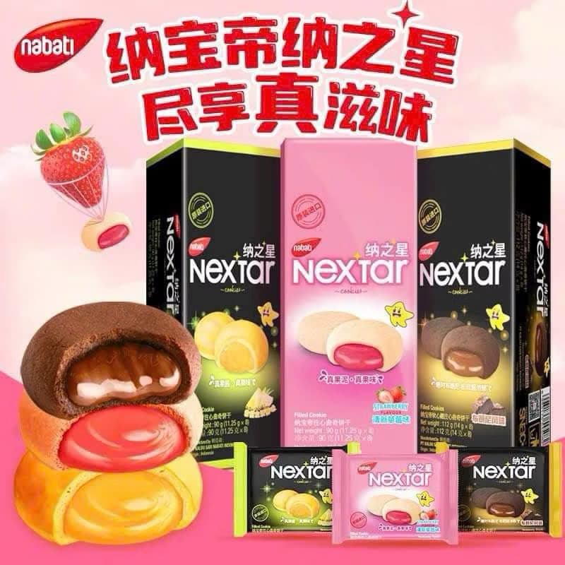 (Sẵn) Bánh Mì Chocolate Nabati Nextar Hộp 8 bánh
