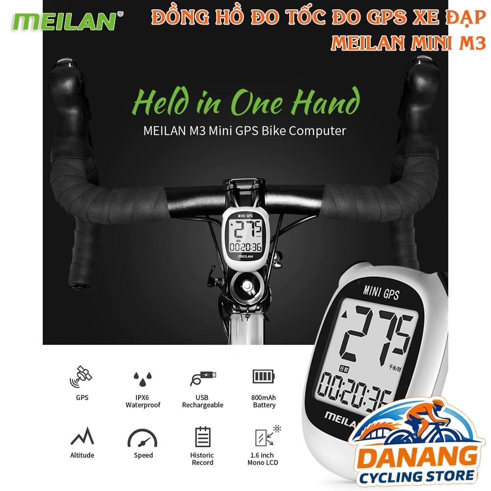 Chờ duyệt Đồng Hồ Tốc Độ Xe Đạp GPS MEILAN Mini M3 Bike Computer