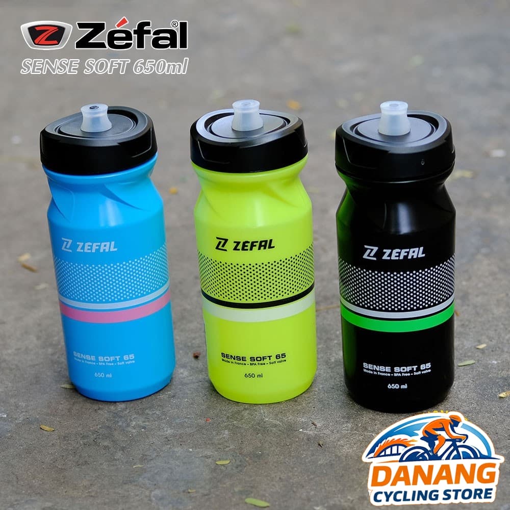 Bình Nước Xe Đạp Zefal Sense Soft 650ml Bóp Mềm Dễ Uống