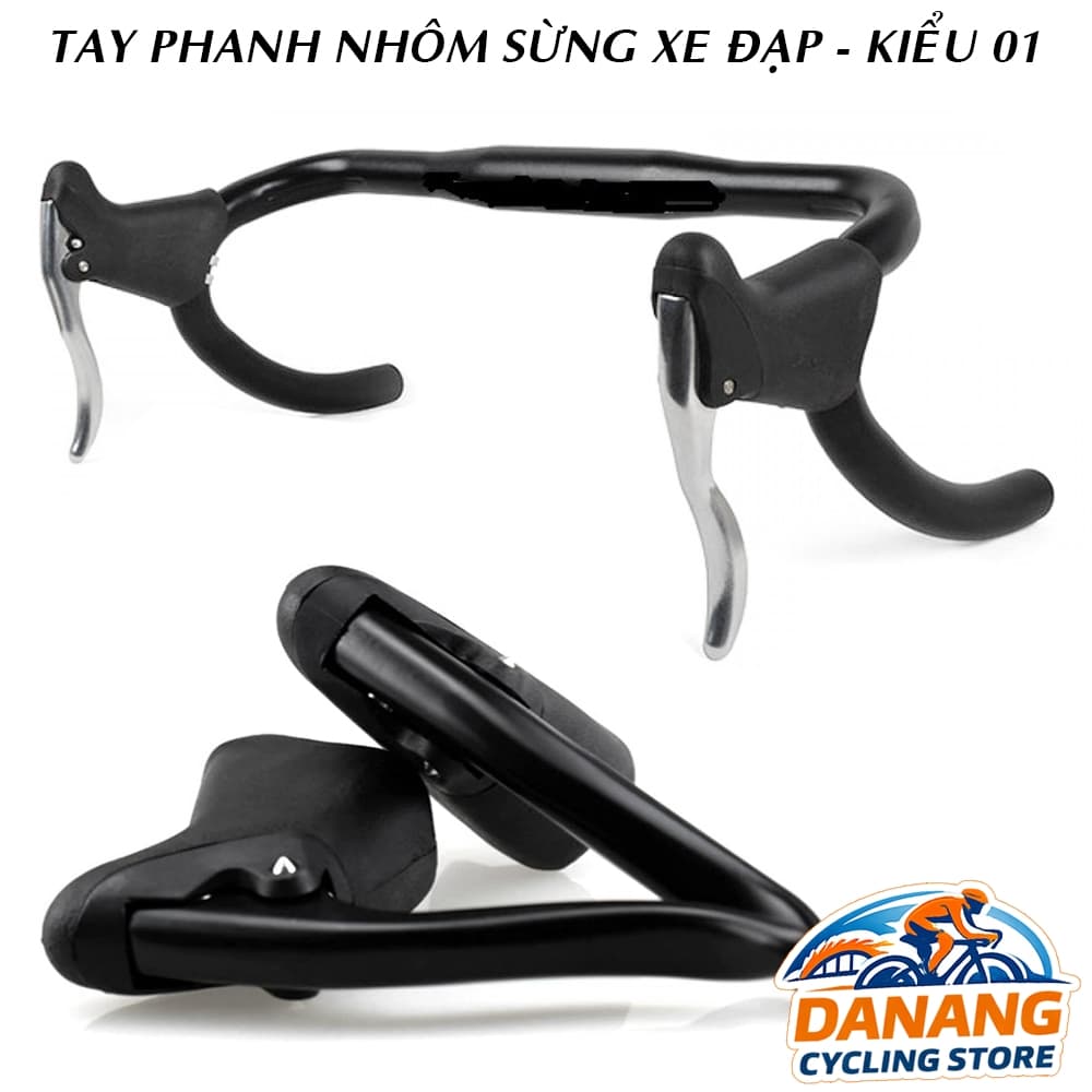 Tay Phanh Xe Đạp Nhôm Sừng Cho Xe Đạp Road Kiểu 01