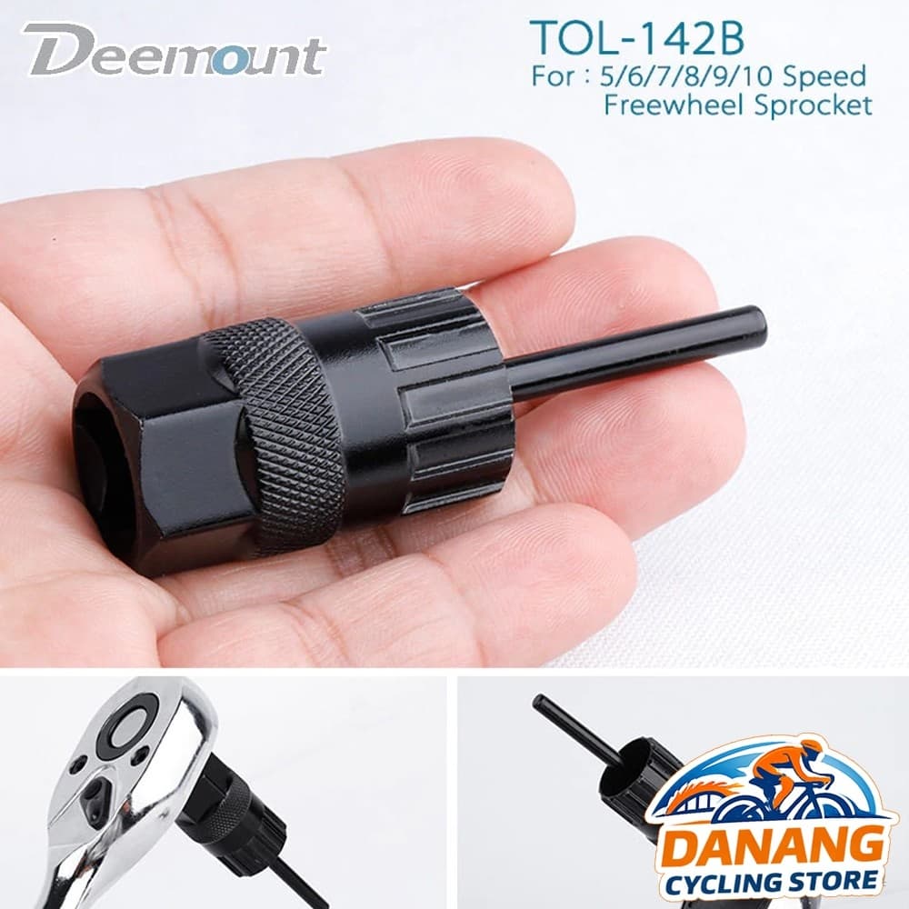 Cảo Líp Xe Đạp Deemount TOL142B Có Chốt Giữa Dụng Cụ Mở Líp Vặn Thả