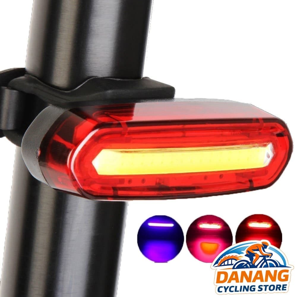 Đèn Hậu Xe Đạp AQY 096 2 3 Màu LED Cảnh Báo AQY