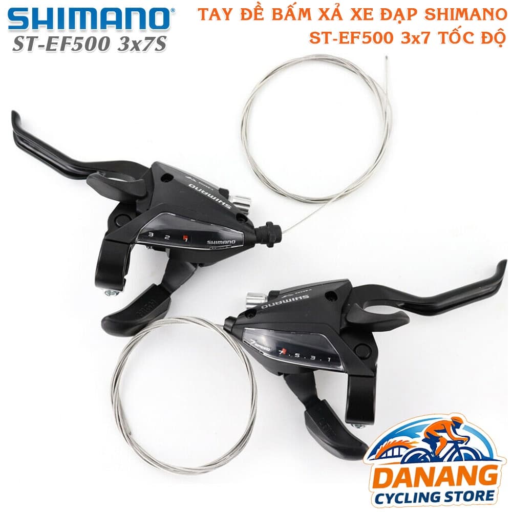Tay Đề Bấm Xả Xe Đạp SHIMANO ST EF500 3x7 Tốc Độ Tay Đề Phanh Tích Hợp