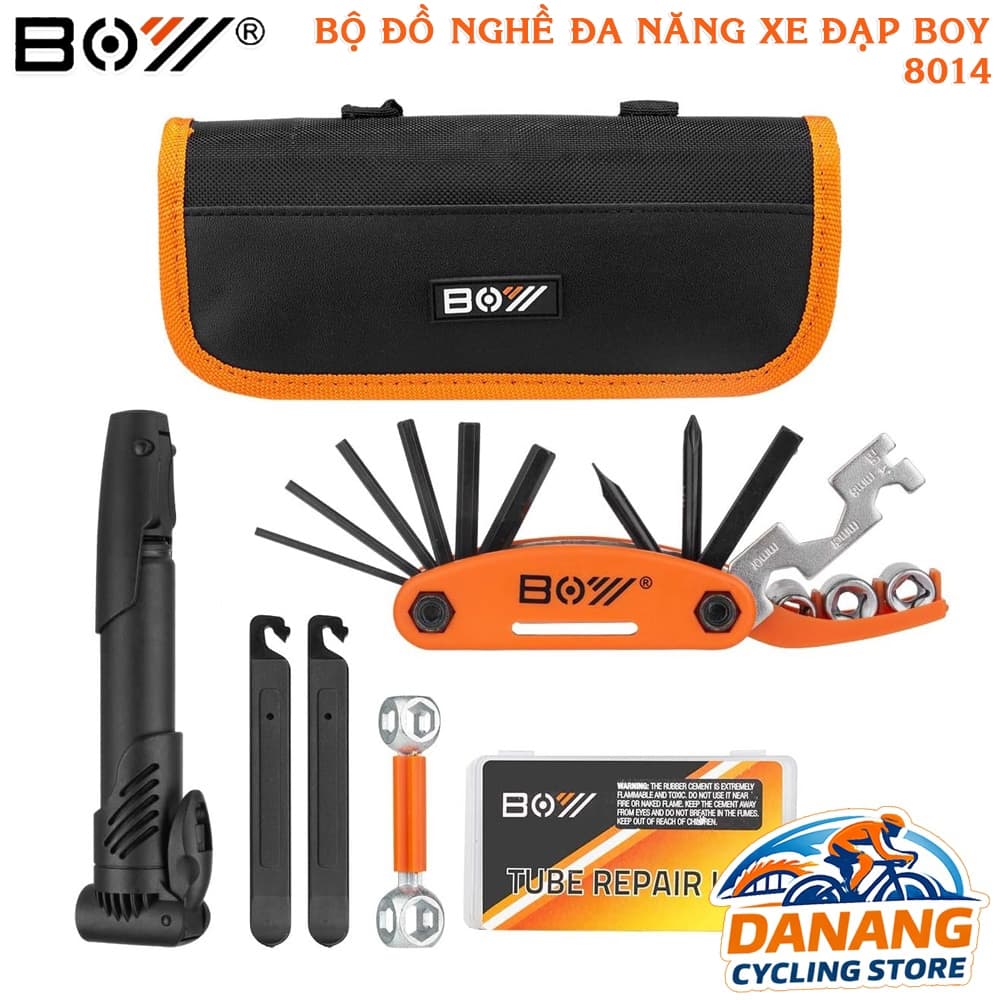 Bộ Đồ Nghề Sửa Chữa Xe Đạp BOY 8014 Tiện Lợi Gọn Nhẹ Đầy Đủ